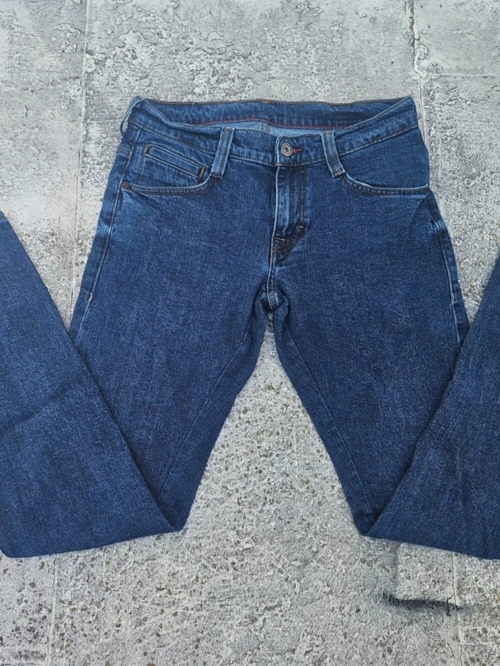 Mustang Men Jeans Blue Denim Slim Fit Skinny Jeans Size 30
